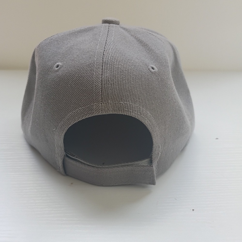 Gray Vietnam Era Veteran Patch Hat Cap Strap Back 1960 1975 - Picture 3 of 7